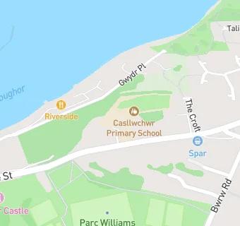 map for Casllwchwr Primary School