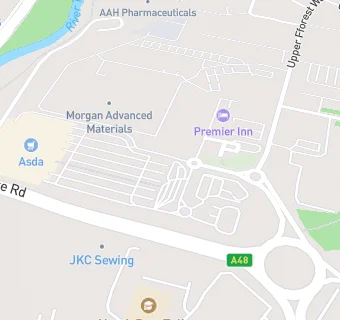 map for Costa Coffee Drive Thru