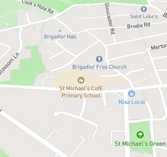 map for Club St Michael's