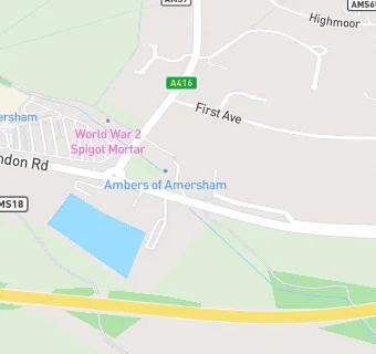 map for Ambers Of Amersham