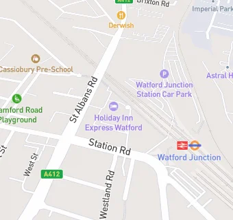 map for Holiday Inn Express London, Watford Junction