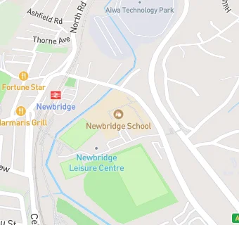 map for Newbridge Rugby Football Club