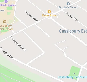 map for Cassiobury Court