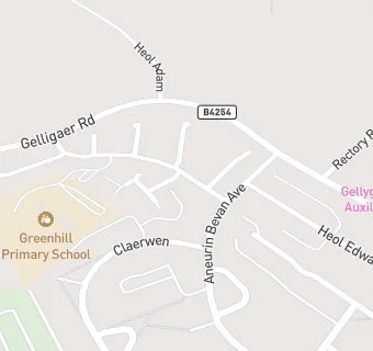 map for Greenhill Primary School Canteen