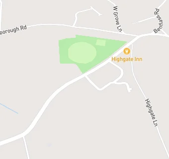 map for The Highgate Inn