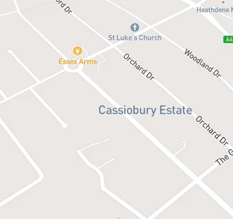 map for Cassiobury Dental Surgery