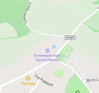 map for Greenwoods Hotel