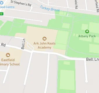 map for Ark John Keats Academy