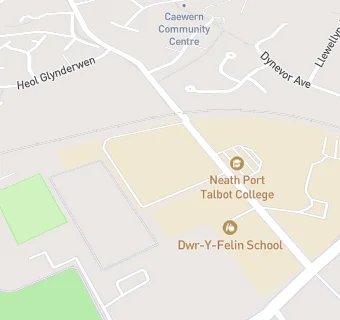 map for Blasus Bakery Neath College