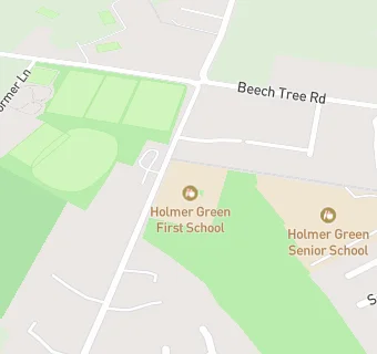 map for Holmer Green First School and Pre-School