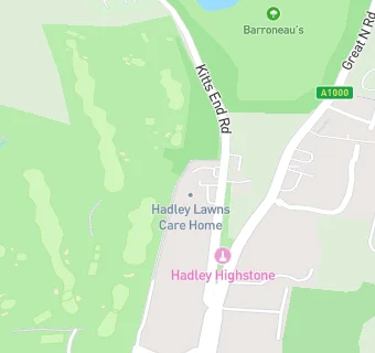 map for Hadley Lawn Nursing Home