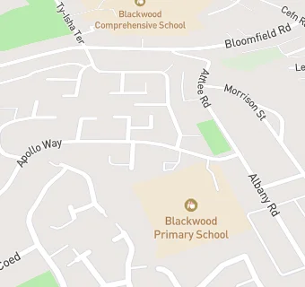 map for Blackwood Primary School