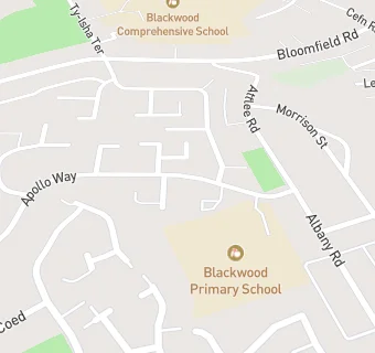 map for Blackwood Primary School Canteen