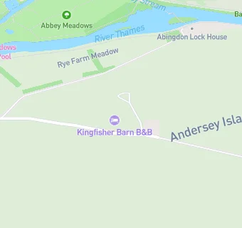 map for Kingfisher Barn B&B