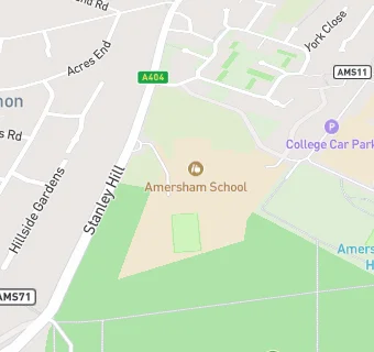 map for Amersham School