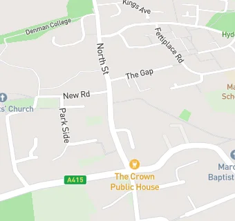 map for Marcham Village Shop