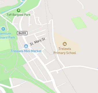 map for Trelewis Primary School