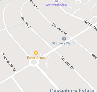 map for St Lukes Church