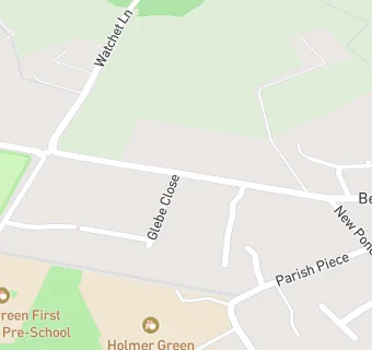 map for Holmer Green Royal British Legion Club