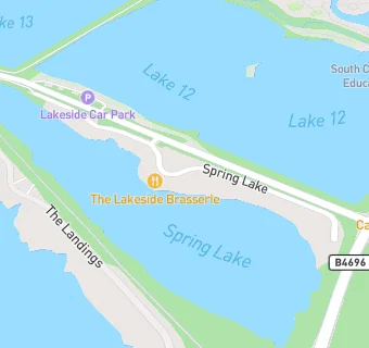 map for Lakeside Brasserie