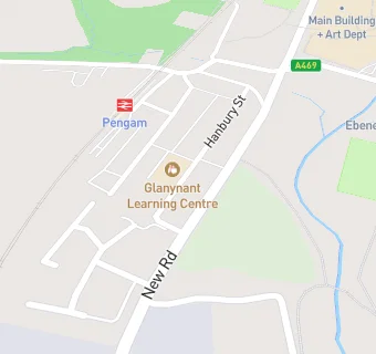 map for Glanynant Learning Centre (PRU)