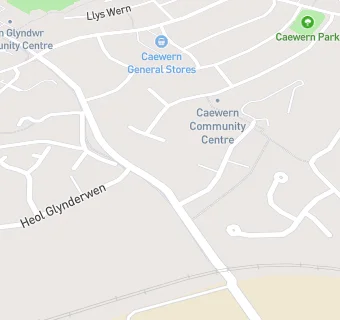 map for Caewern Lodge