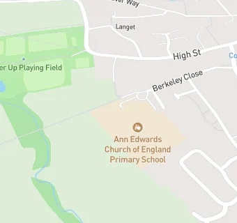 map for Ann Edwards Church of England Primary School