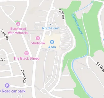 map for Islwyn Masonic Hall