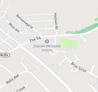 map for Cylch Meithrin Penpedairheol