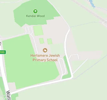 map for Hertsmere Jewish Primary School