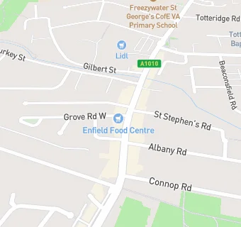 map for Enfield Food Centre