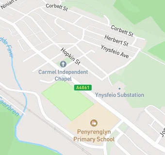 map for Penyrenglyn Community Primary School