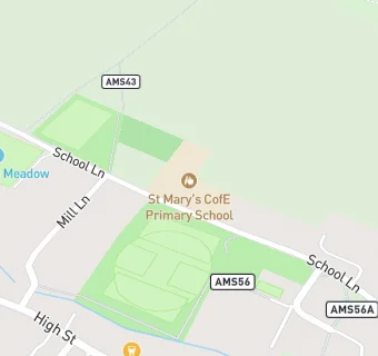 map for St Mary's CofE Primary School, Amersham