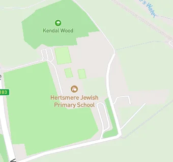 map for Hertsmere Jewish Primary School