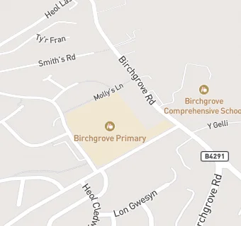 map for Birchgrove Junior School