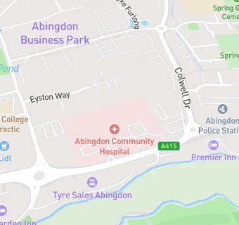 map for Abingdon Hospital