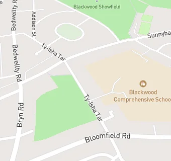 map for Blackwood Comprehensive Canteen