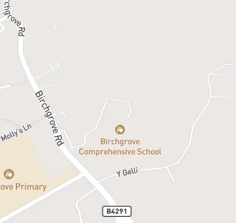 map for Birchgrove Comprehensive School