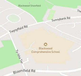 map for Blackwood Comprehensive School