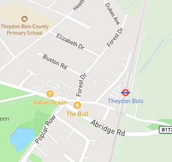 map for Theydon Bois Pharmacy Limited