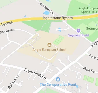 map for Anglo European School