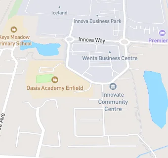 map for Oasis Academy Enfield