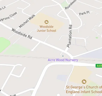 map for Acre Wood Nursery School