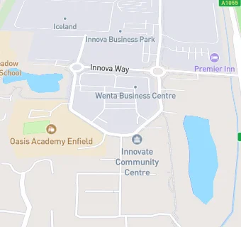 map for Sodexo at Oasis Academy Enfield