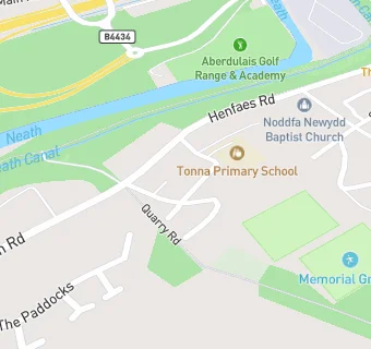 map for Tonna Primary School