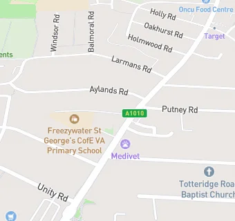 map for St. George's Pre-School