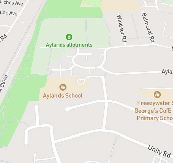 map for Aylands School