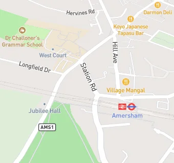 map for Amersham Dental Care