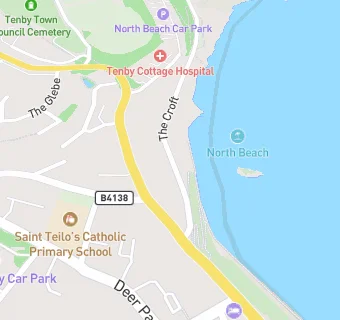 map for Tenby & County Club