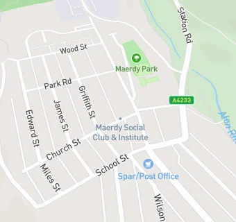 map for Maerdy Social Club & Institute